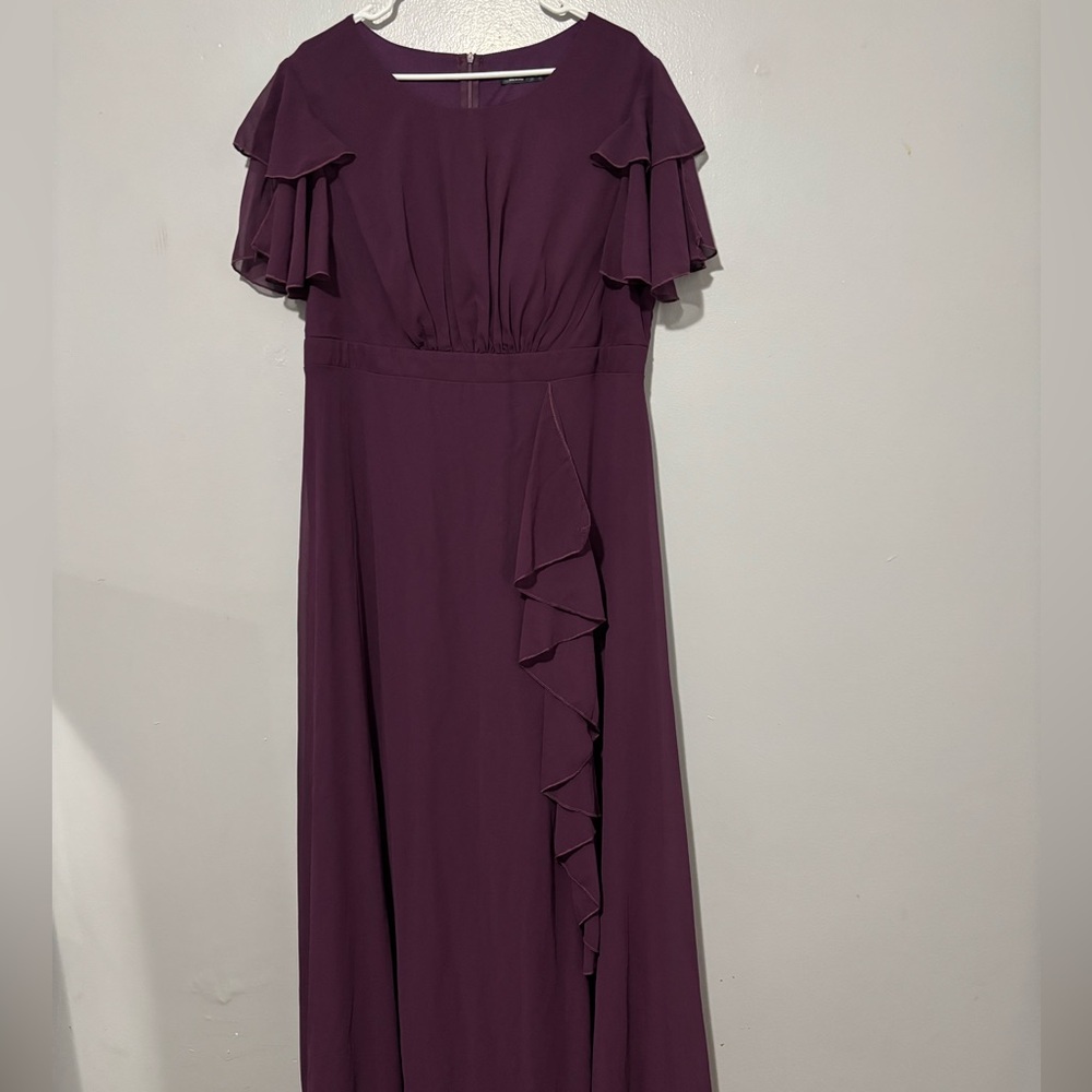 SHEIN Plum Maxi Dress